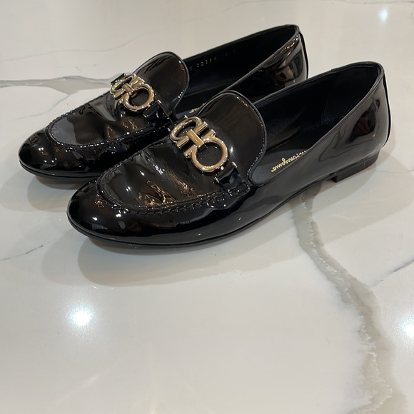 Salvatore Ferragamo Trifoglio Bit Leather size 8 - Picture 4 of 5